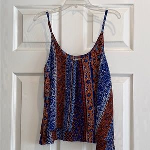 LILY WHITE FLOWY TANK TOP